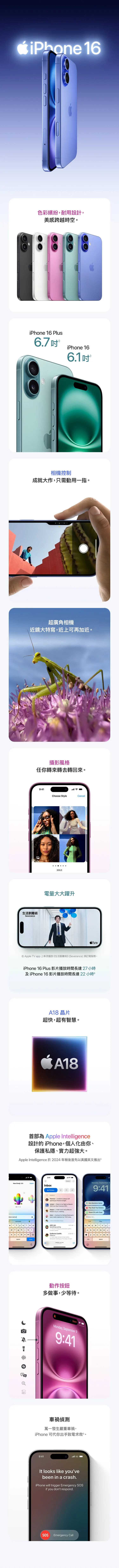 關於 iPhone 16 Plus | iPhone 16